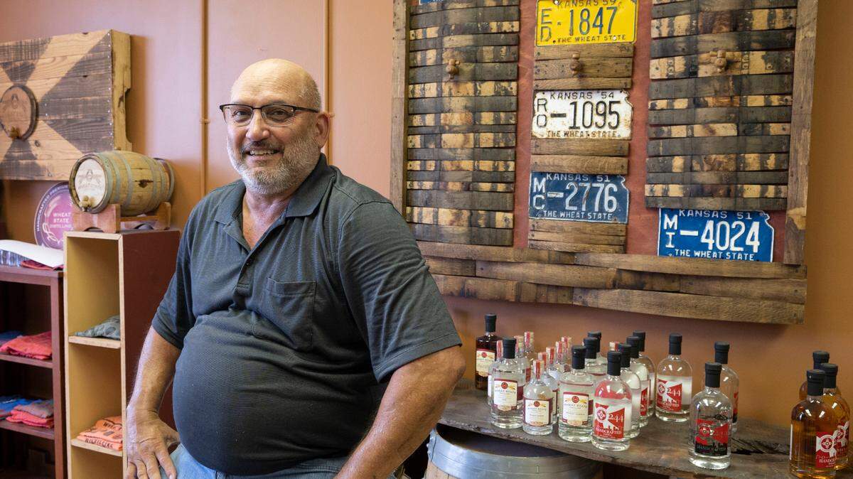 Andover Mayor Ronnie Price is reopening Wheat State Distilling in downtown Wichita. It will now be at the southwest corner of Washington and Murdock.