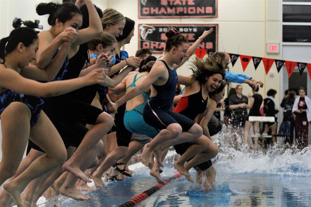 Wichita East girls swim team