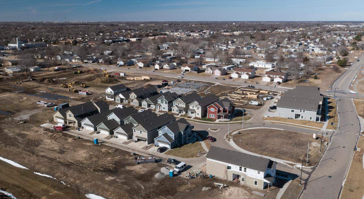 The new 110-acre Heritage development in Andover has two neighborhoods and will have apartments as well.