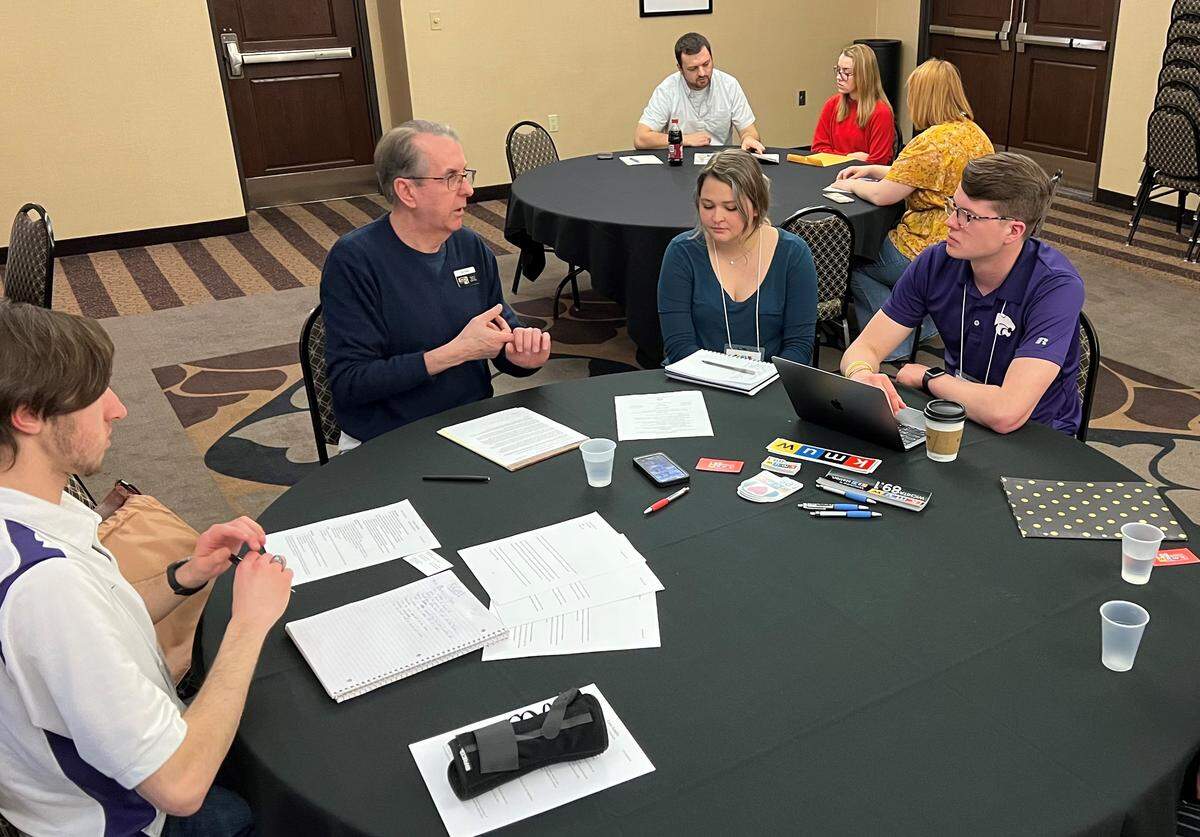 One of Tom Shine’s favorite things to do seems to be mentoring people, whether they’re young journalists he coaches or more seasoned ones whom he quietly leads by example.