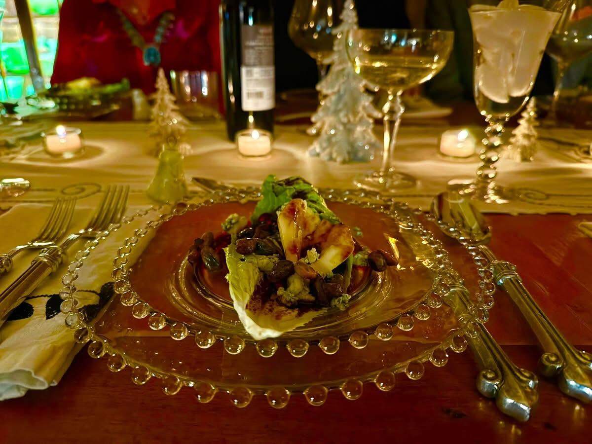 I love setting a nice table, often with a theme. It’s the rest of entertaining that turns me into a less-than-hospitable hostess.