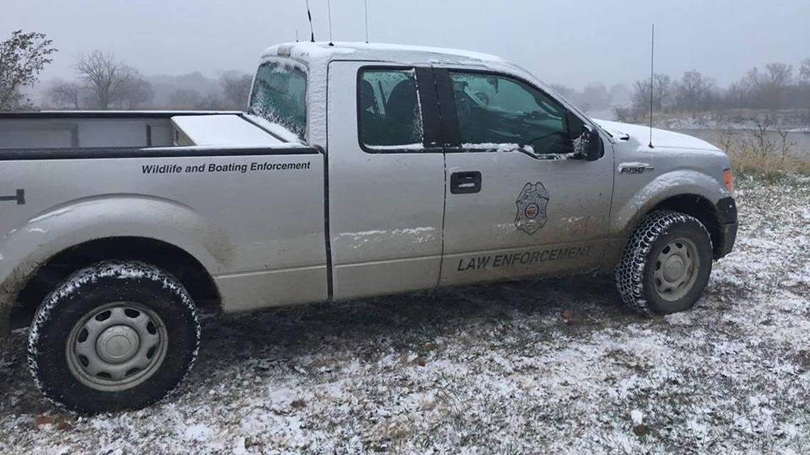 A Kansas game warden Ford F-150 pickup. (Nov. 12, 2018)