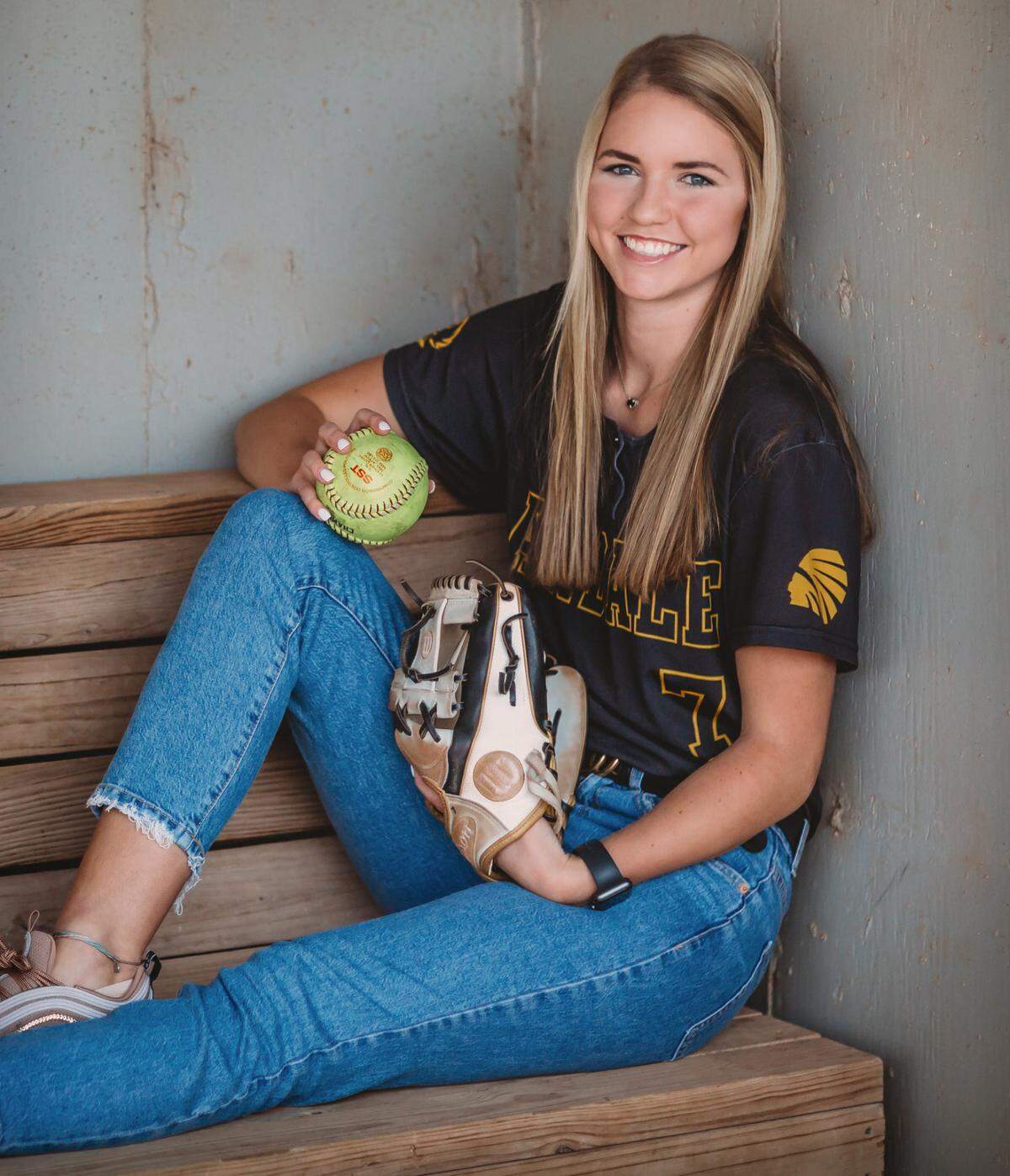 Andale-Garden Plain senior shortstop Kyla Eck.