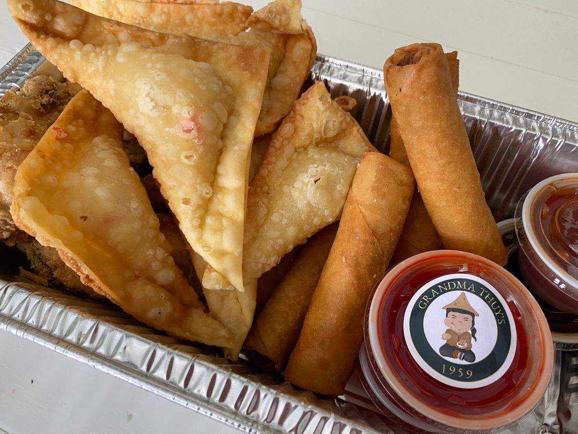 Egg rolls and crab Rangoon are the stars of the menu at Grandma Thuy’s.