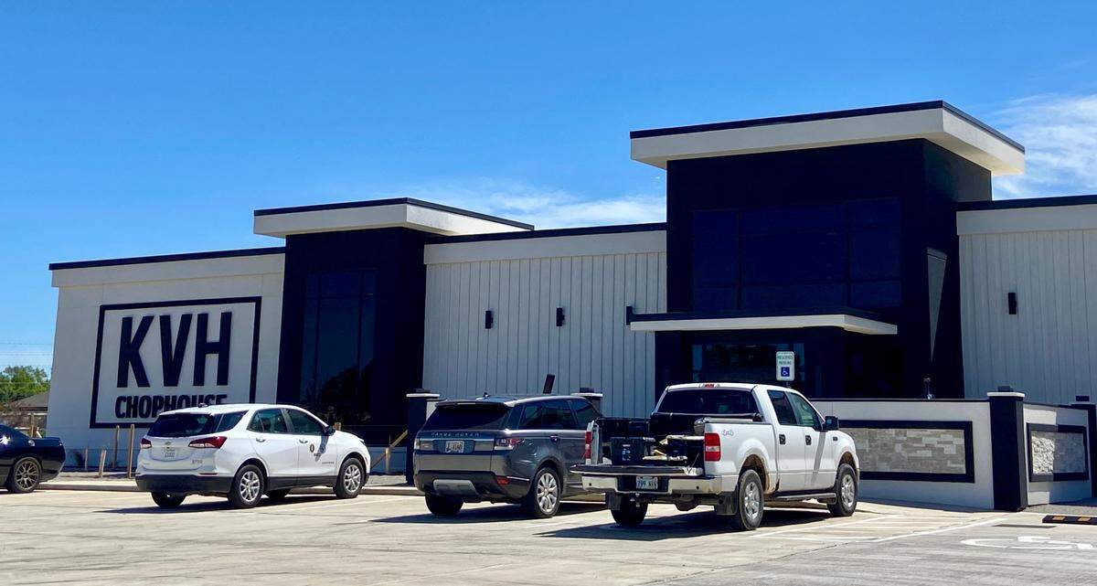 KVH Chophouse should be open at 29th and Tyler by early July, its owner says.