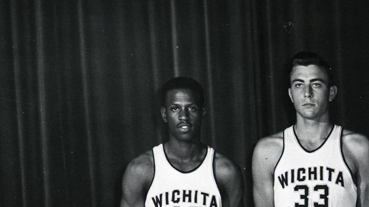 The 1953-54 Shockers were 27-4 and reached the National Invitational Tournament at Madison Square Garden. They were led by Cleo Littleton (13), Bob Hodgson (14) and Paul Scheer (3).