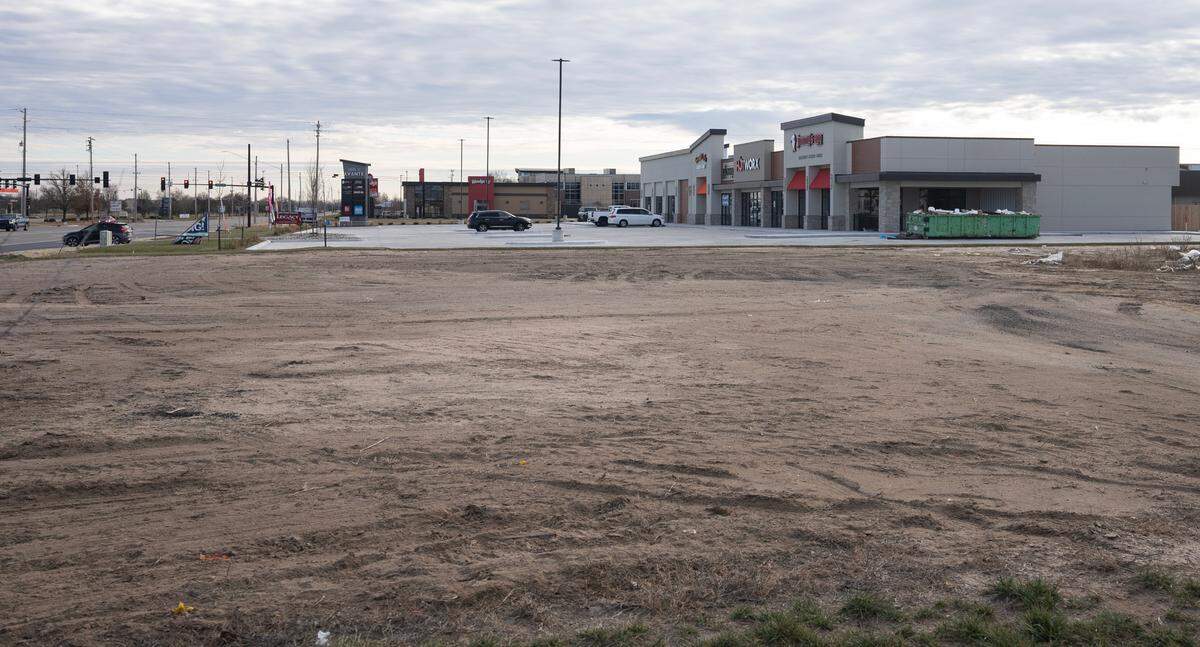 The west side Mokas will be built on this lot at 3853 N. Ridge Road.