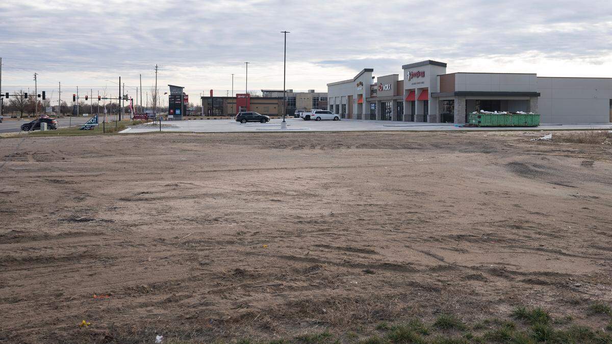 The west side Mokas will be built on this lot at 3853 N. Ridge Road.