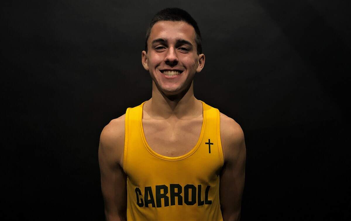 2018 Wichita Eagle All-Metro Boys Cross Country selection, Bishop Carroll’s Jacke Pate.