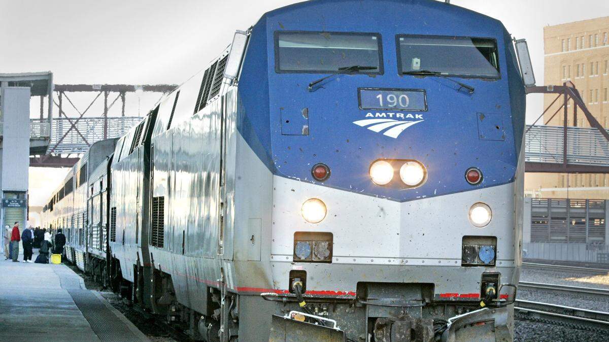 File photo of an Amtrack train pulling into Kansas City’s Union Station.