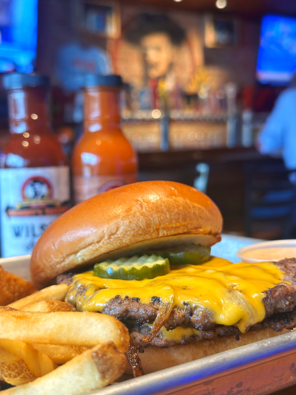 Johnny’s Tavern has what’s called a KISS menu: keep it simple, stupid. Most dishes are between $10 and $15.