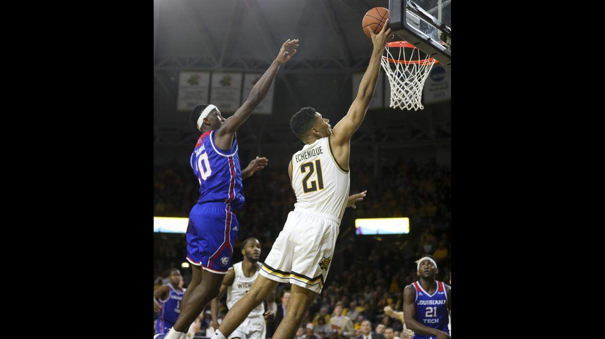 WSU junior Jaime Echenique received one of the highest grades from Taylor Eldridge in the Louisiana Tech game. Echenique finished with eight points, seven rebounds and two blocks in 13 minutes in that game.