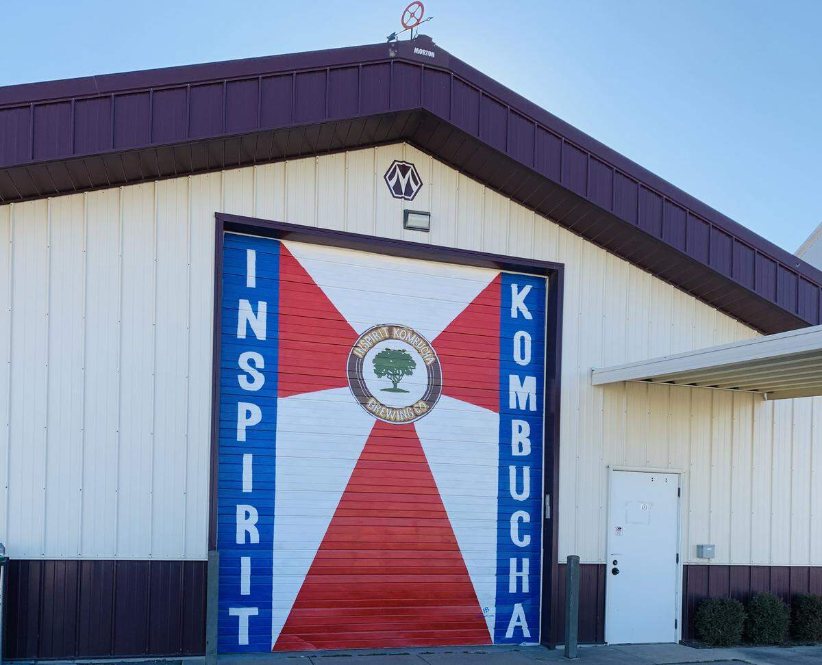 The new Inspirit Kombucha tap room is near 37th and Broadway.