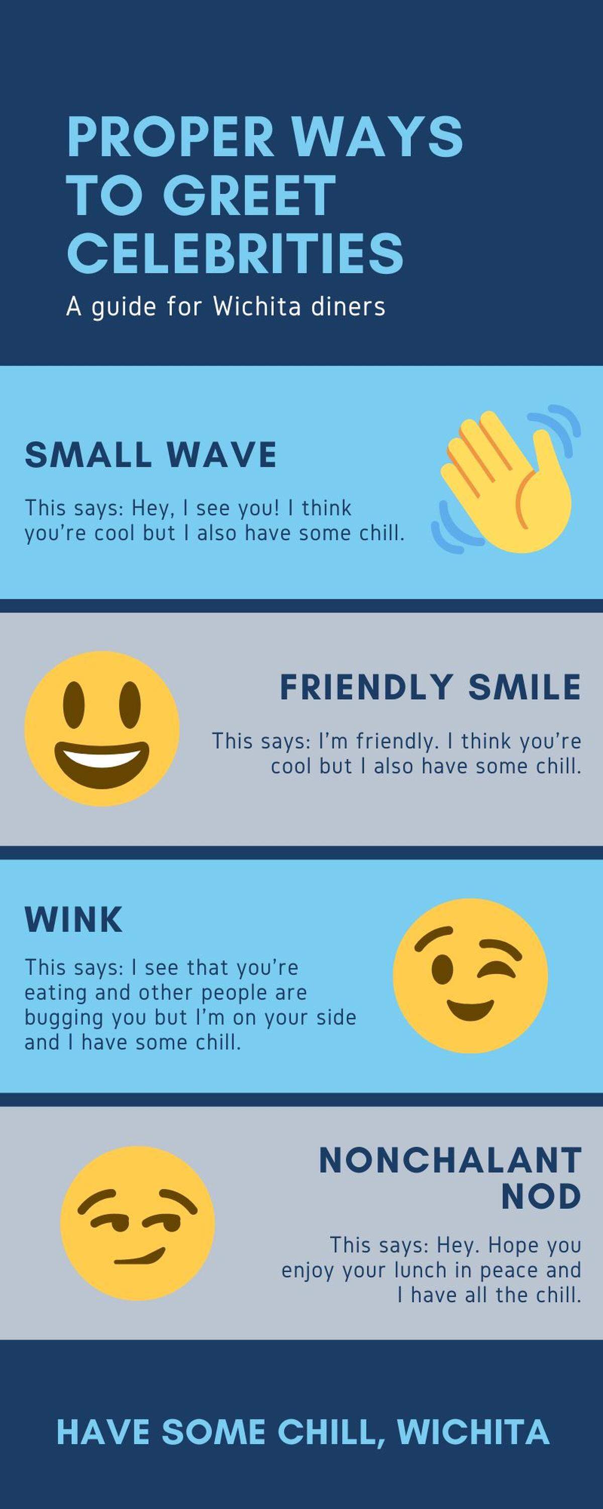 Wichitan Jennifer White has created a handy guide for what to do if you encounter Harrison Ford or any other star or celebrity in Wichita.