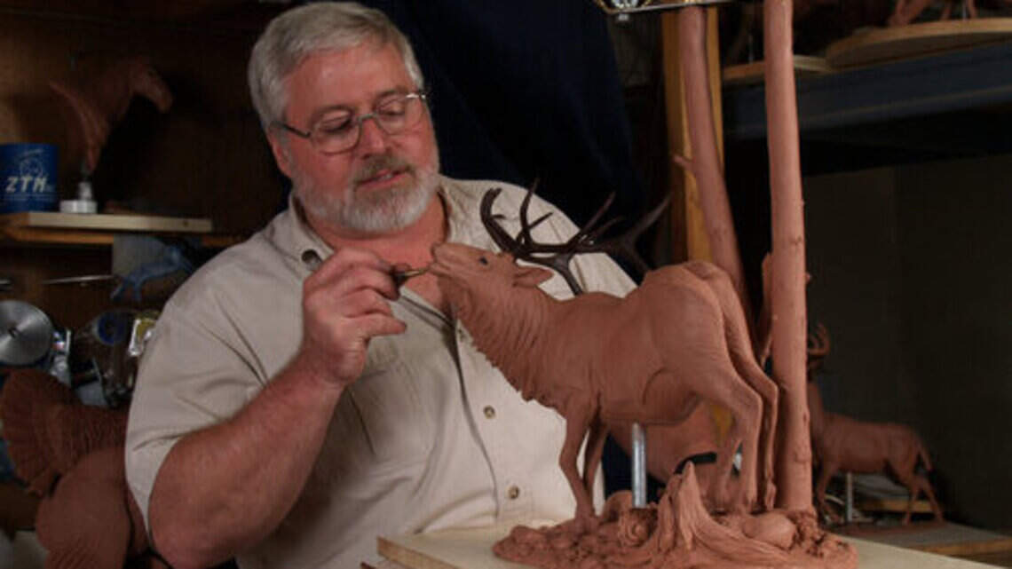 Love of the outdoors fueled Derby man’s lifelong passion for taxidermy, bronze sculpting