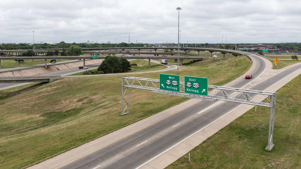 Several ramps at Kellogg and I-135 will closed beginning Friday evening.