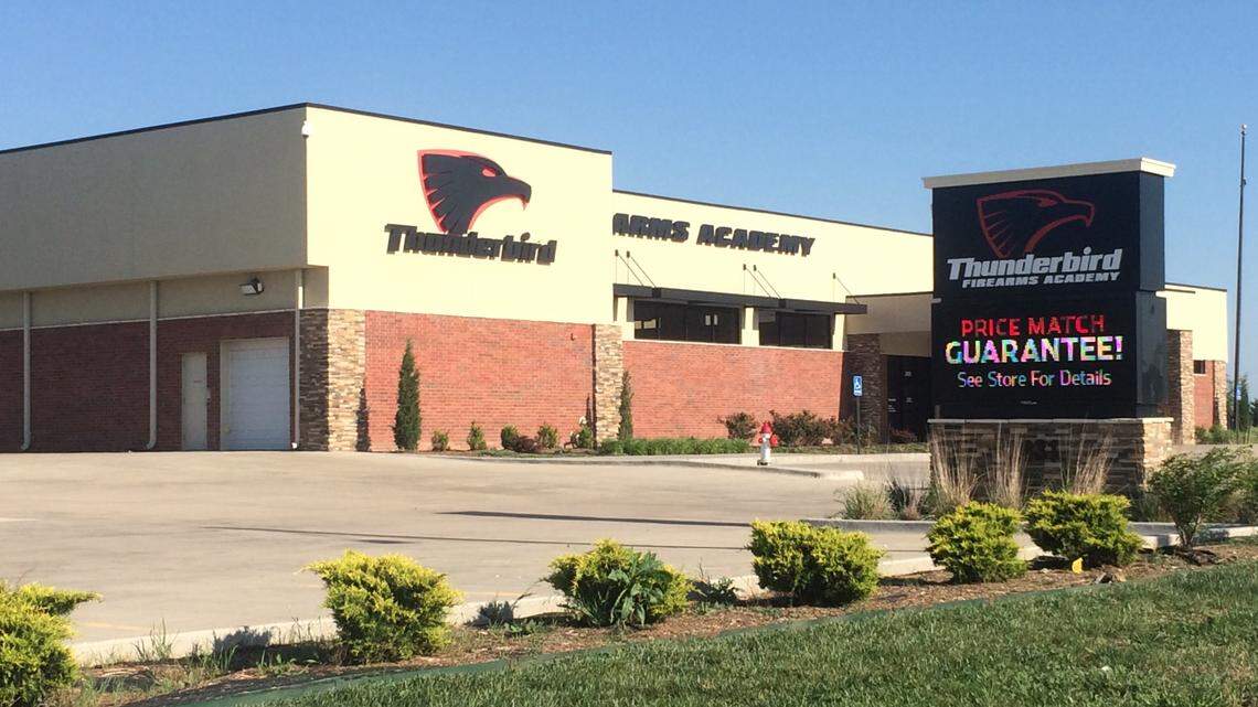Simmons Bank filed foreclosure papers against Thunderbird Tactical, 28th and Greenwich, last week. The range and firearms shop closed Sunday.