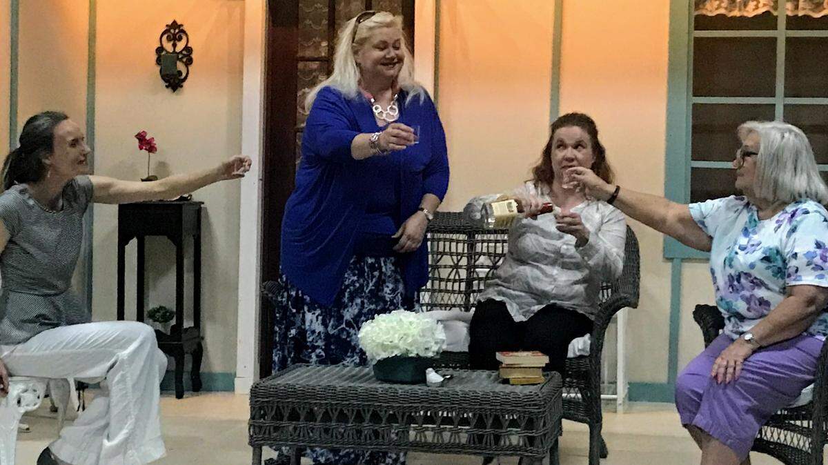 “The Savannah Sipping Society” with  Chelsea Lee, Joanie Ginest, Theresa Dombrowski and Deb Goin opens Wednesday at the Wichita Community Theatre.