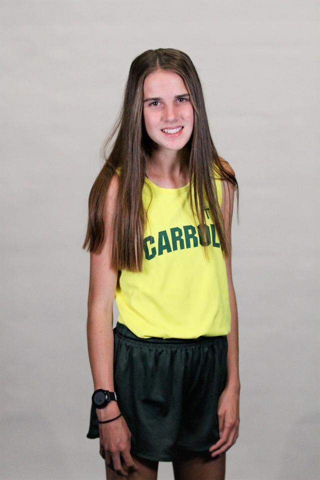 Bishop Carroll’s Hope Jackson, 2019 Wichita Eagle High School All-Metro Girls Track and Field Team 3,200 meters selection