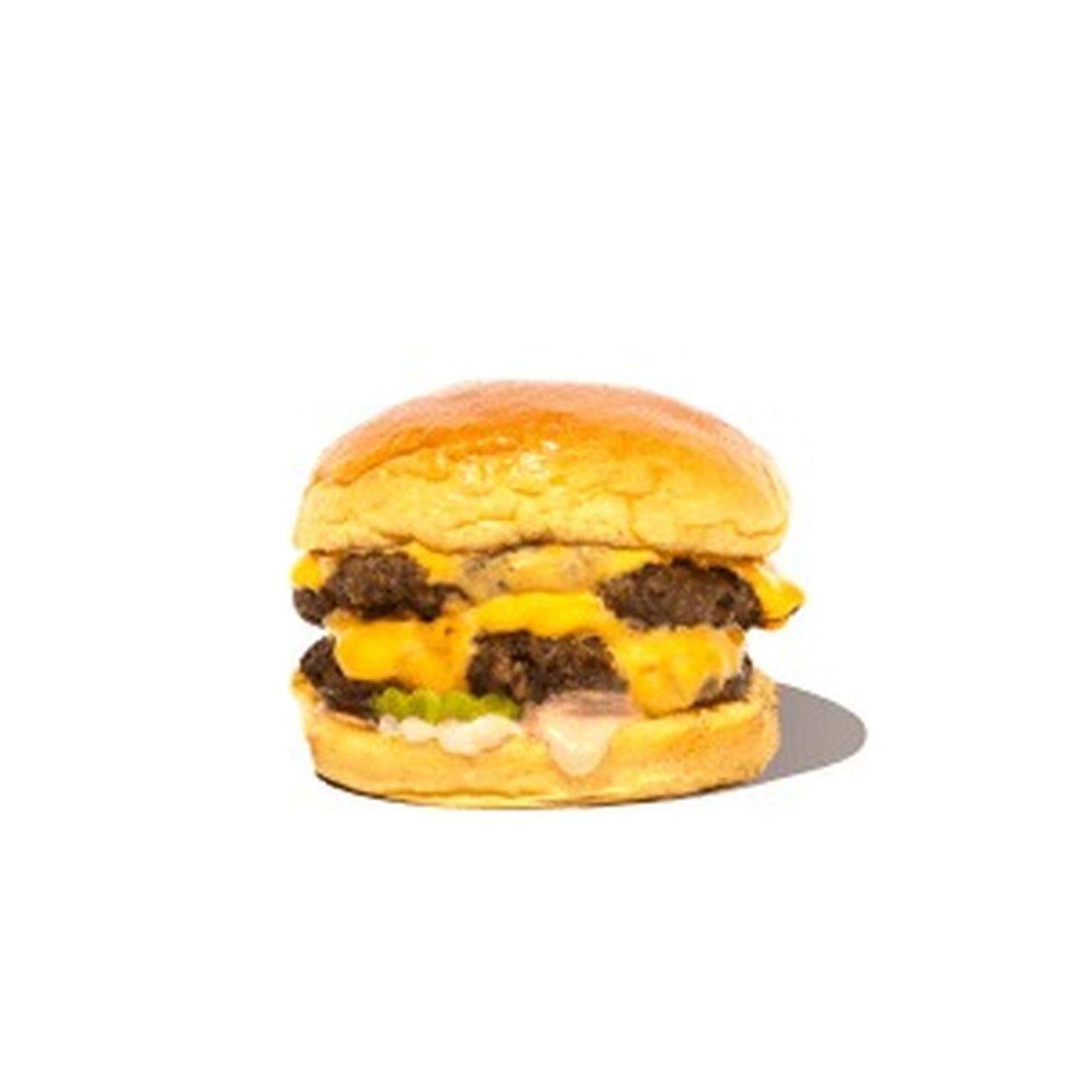 The Smalls Sliders hamburger. The chain has a limited menu to concentrate on quality food done quickly, said Wichita franchisee Colton Sorlie.