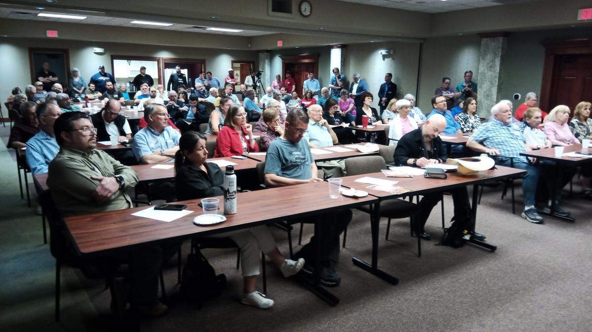 About 100 Sedgwick County Republicans watch a Zoom call with former general and Trump advisor Michael Flynn. The meeting later devolved into a shouting match over whether to censure Wichita City Council member Becky Tuttle.