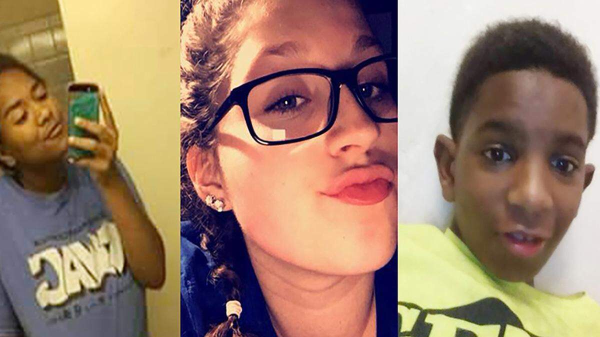 Pictured are three of four juveniles that ran away from the Wichita Children’s Home on Sunday, July 8. From left are Divine Cherry, 17; Destiny K. Vopat, 14; and Taurus J. Hampton, 13.  Hampton is mentally disabled. If anyone has information, please call 911 or EMCU (316-660-9478).