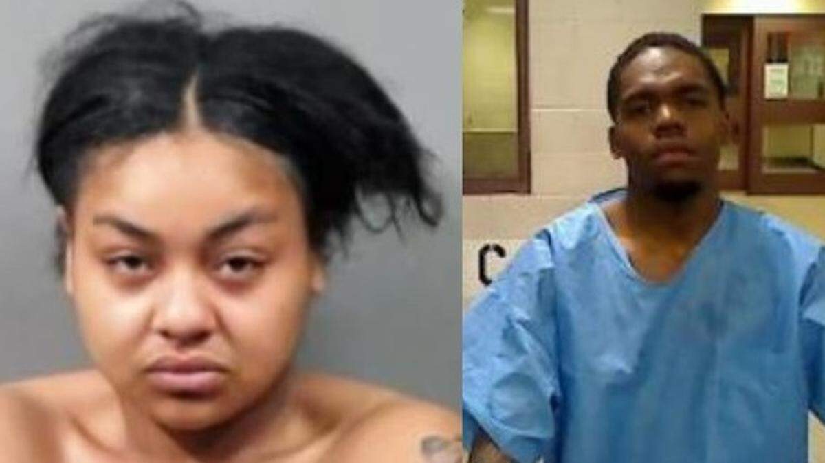 Missy Barber and Preston Reynolds after their May 2020 arrests.