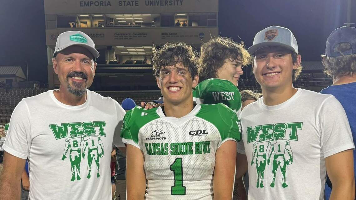 Cheney football star Jackson Voth continues family affair at Kansas Shrine Bowl