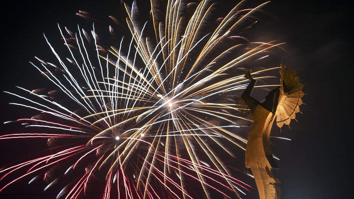 Celebrate the Keeper of the Plains at Saturday’s “Party for the People.”