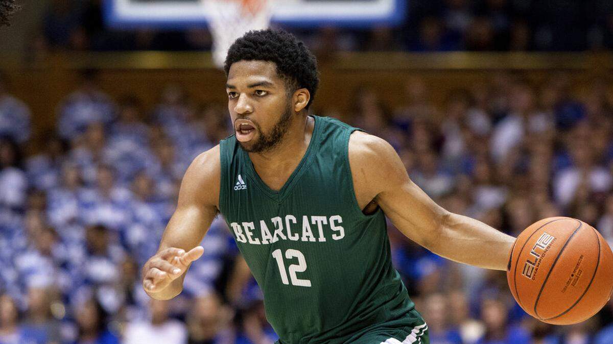 Northwest Missouri State’s Trevor Hudgins (12) handles the ball during an NCAA college basketball game against Duke in Durham, N.C., Saturday, Oct. 26, 2019. (AP Photo/Ben McKeown)