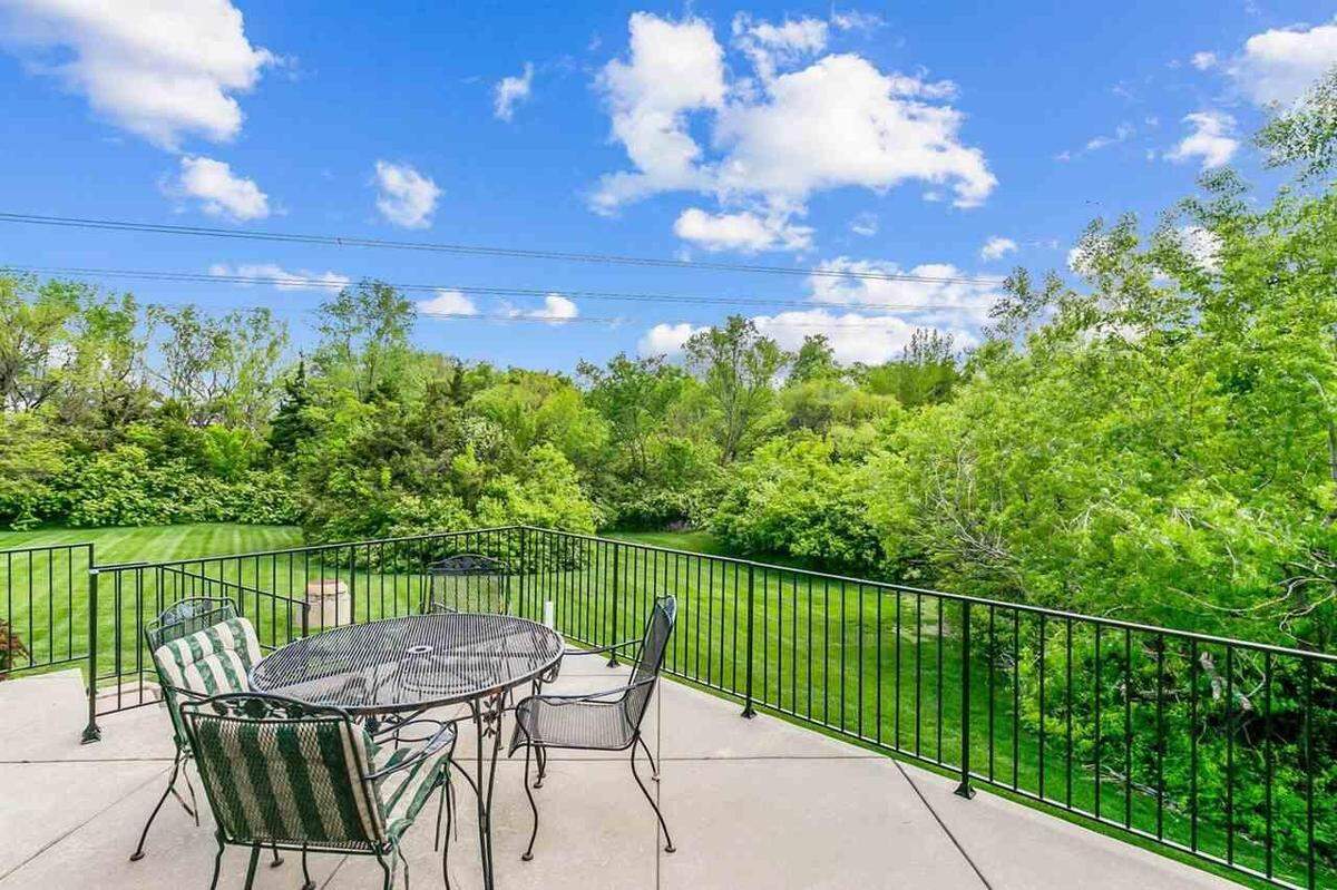 The backyard of the home at 1805 N Red Brush, which sits on 1.7 acres.