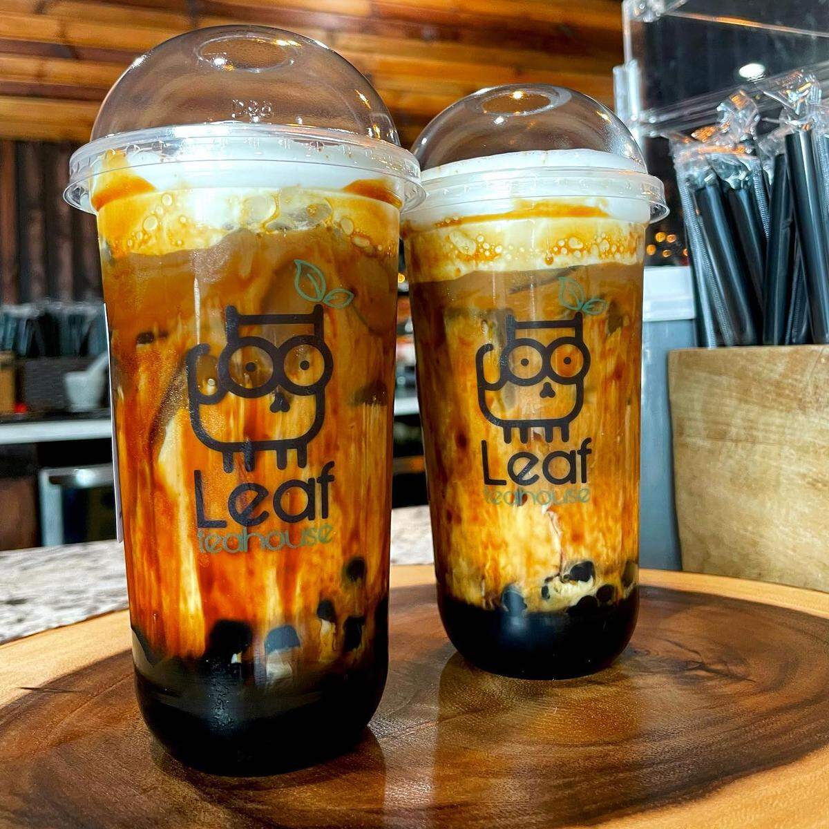 Leaf Teahouse ICT on Pawnee focuses on milk tea and fruit tea boba drinks. Its new shop on West Central will have a large coffee menu as well.