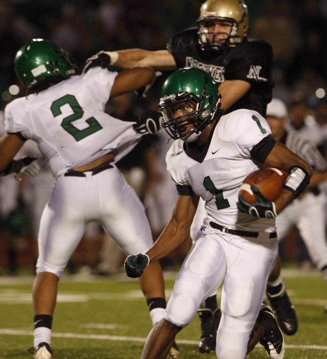 Derby’s Devin Hedgepeth gains some yards on an end around play in the 3rd quarter.
