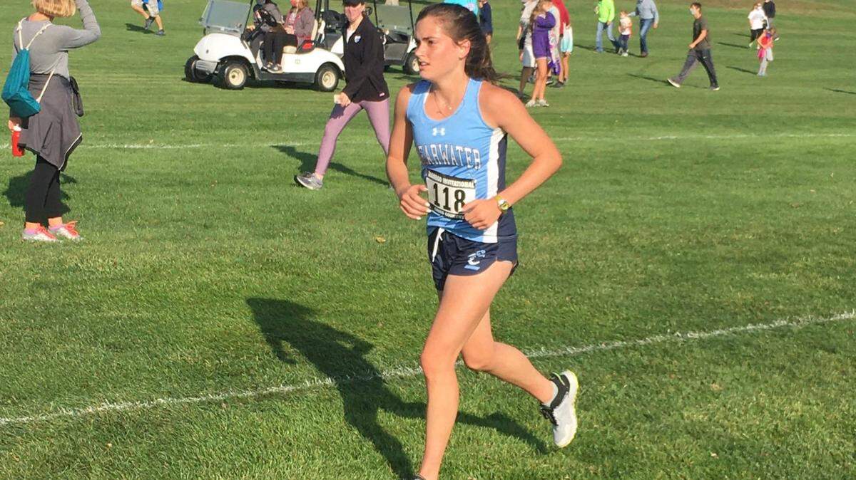 Clearwater junior Hayley Trotter is one of the top cross country runners in Kansas.