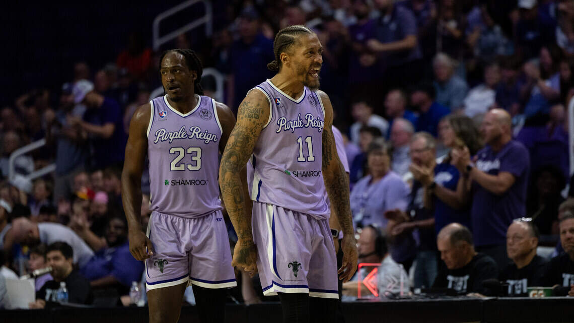 Michael Beasley stars in K-State homecoming as Purple Reign defeats JHX Hoops
