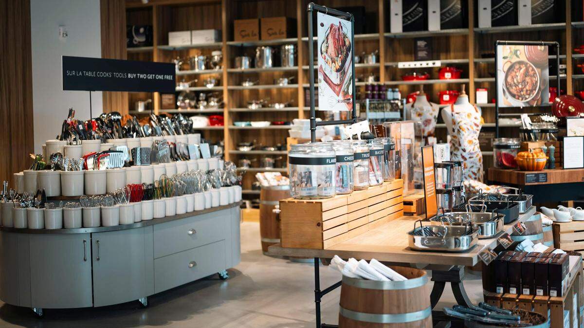 Quickly following the news that Williams-Sonoma is leaving Bradley Fair is more news that a similar store, Sur La Table, is opening there.