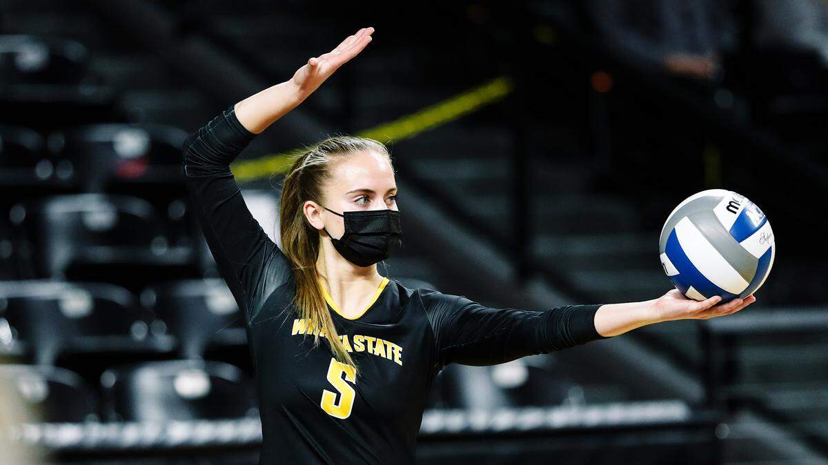 Sophomore Kayce Litzau played a key role as a setter for the Wichita State volleyball team in its opening tournament of the season.