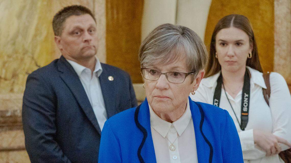 Gov. Laura Kelly says the Kansas Legislature needs to work collaboratively, rather than confrontationally, with cities and counties to devise a method of moderating property tax increases across Kansas.