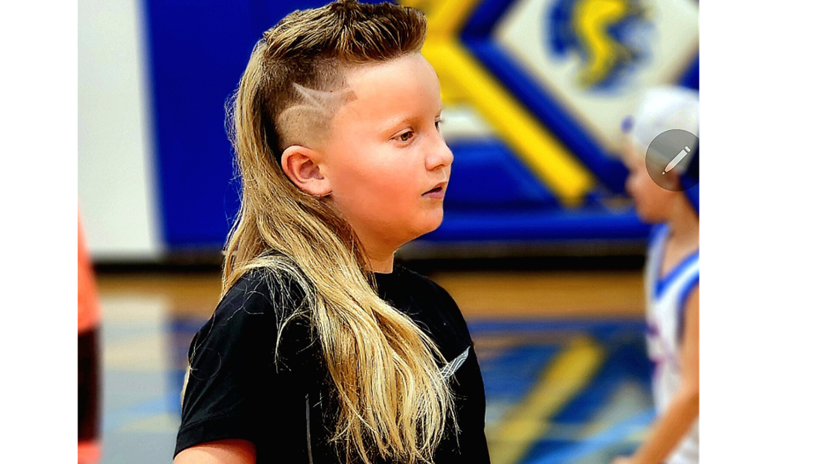 Wichita kid Augie Munoz, 7, is one of hundreds of contestants competing in the 2023 USA Mullet Championship.