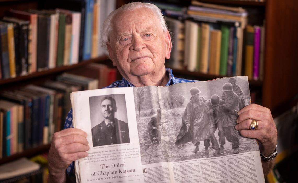 Mike Dowe was a prisoner of war with Father Emil Kapaun in North Korea and dedicated the rest of his life to telling Kapaun’s story. He wrote a lengthy article for the Saturday Evening Post about Kapaun’s heroism after he was released in 1953.