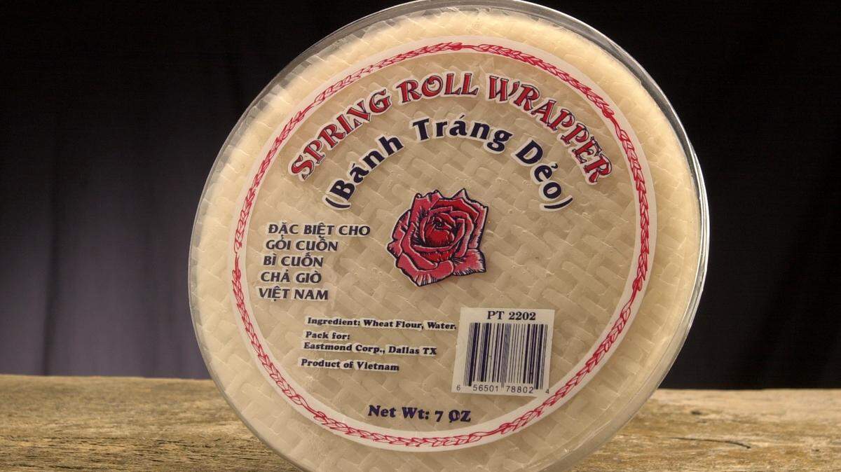 Spring Roll wrapper. PHOTO BY RANDY TOBIAS, The Wichita Eagle.