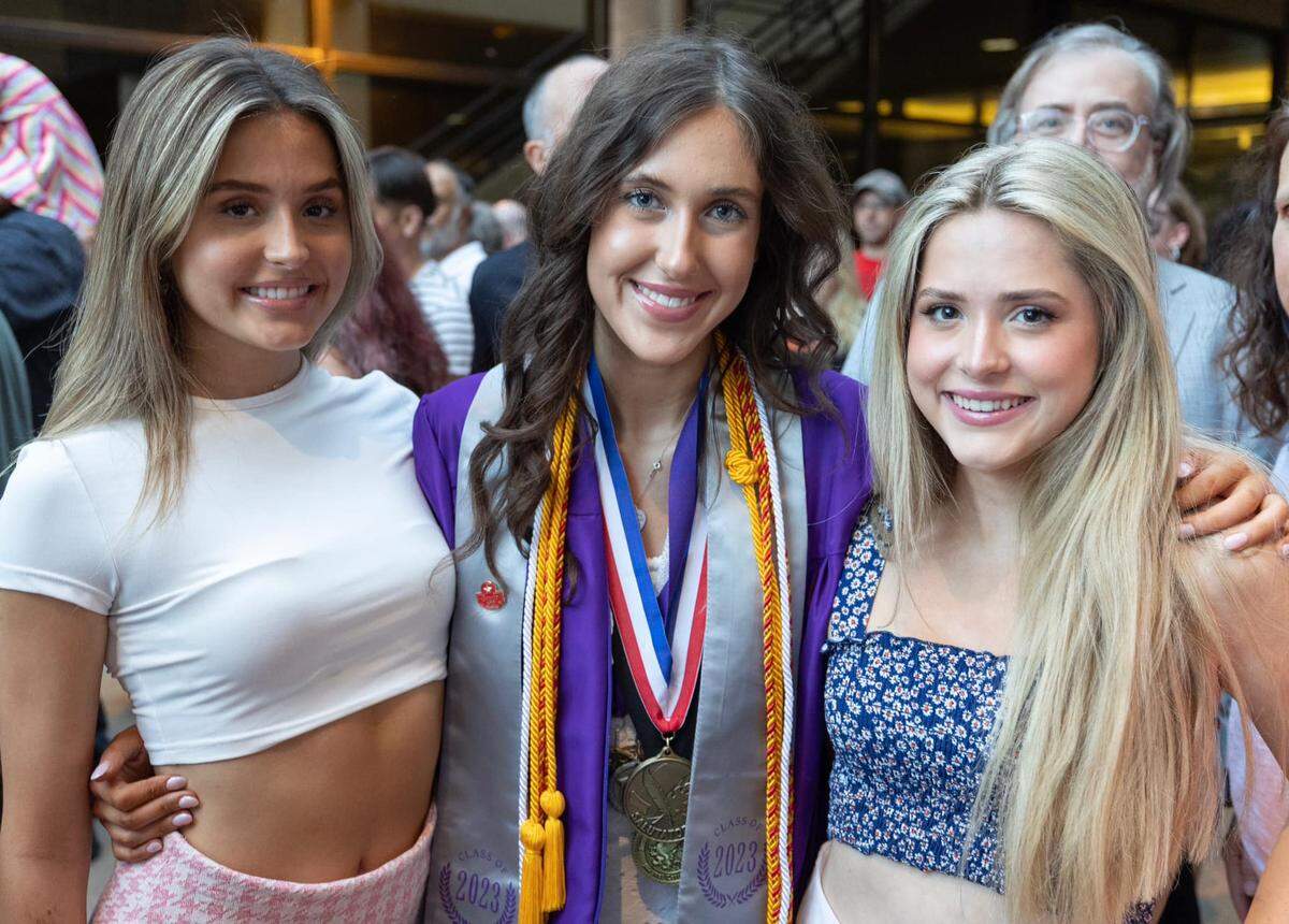 The three lifelong Swifties — Sasha, left, Alexis and Caroline — are about to see their first Taylor Swift show as adults.
