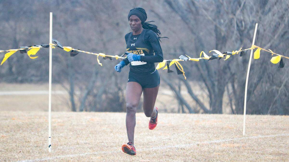 Wichita State senior Winny Koskei became the first runner, male or female, to win three cross country championships in the American Athletic Conference on Saturday.