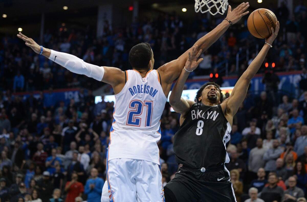 Andre Roberson (21) was a former defensive standout for the Oklahoma City Thunder in the NBA.