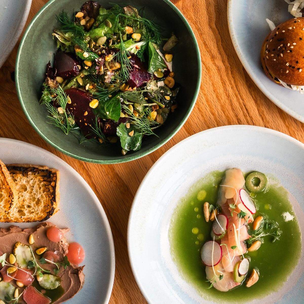 Josh Rathbun’s restaurant Lotte offers a new, seasonal menu every six weeks or so.