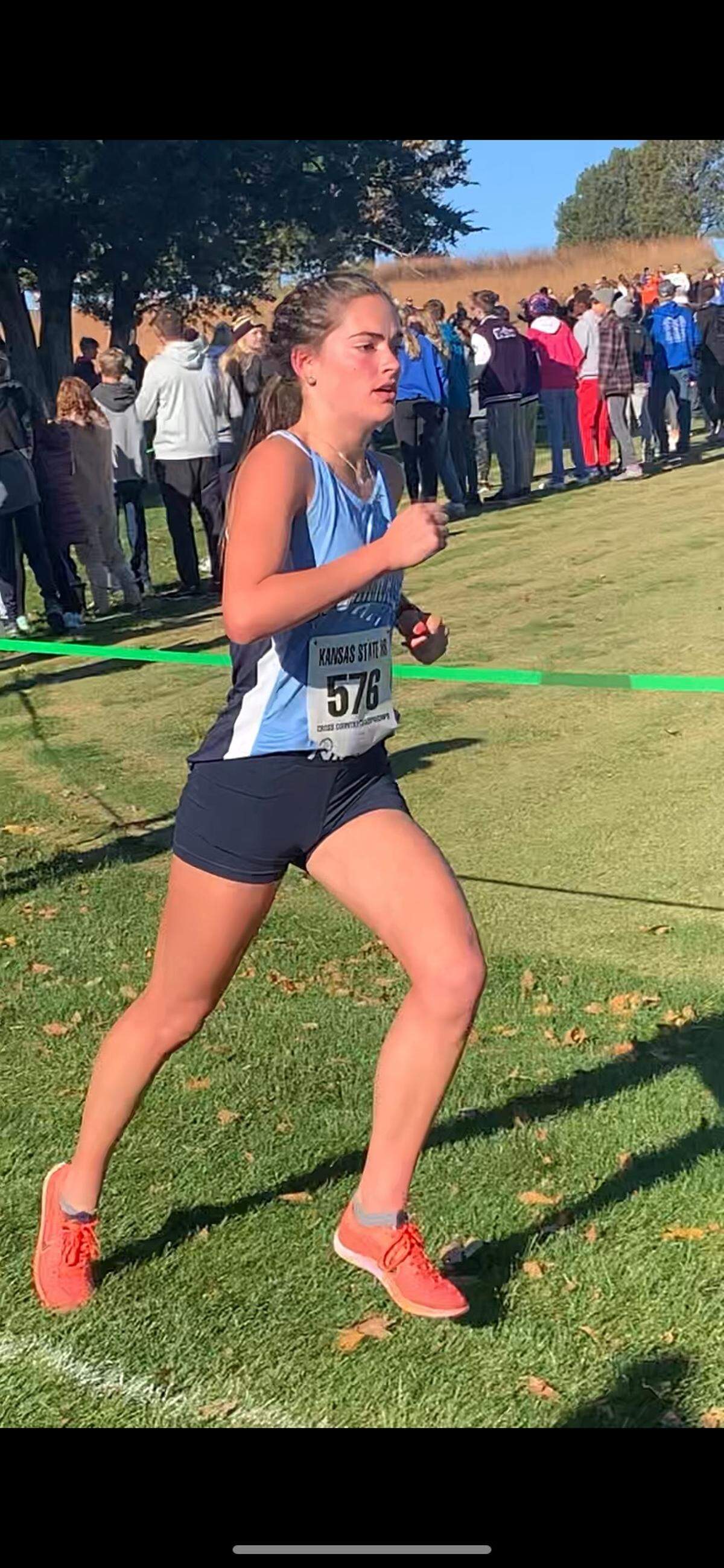 Clearwater junior Hayley Trotter won the Class 4A state cross country championship on Saturday.