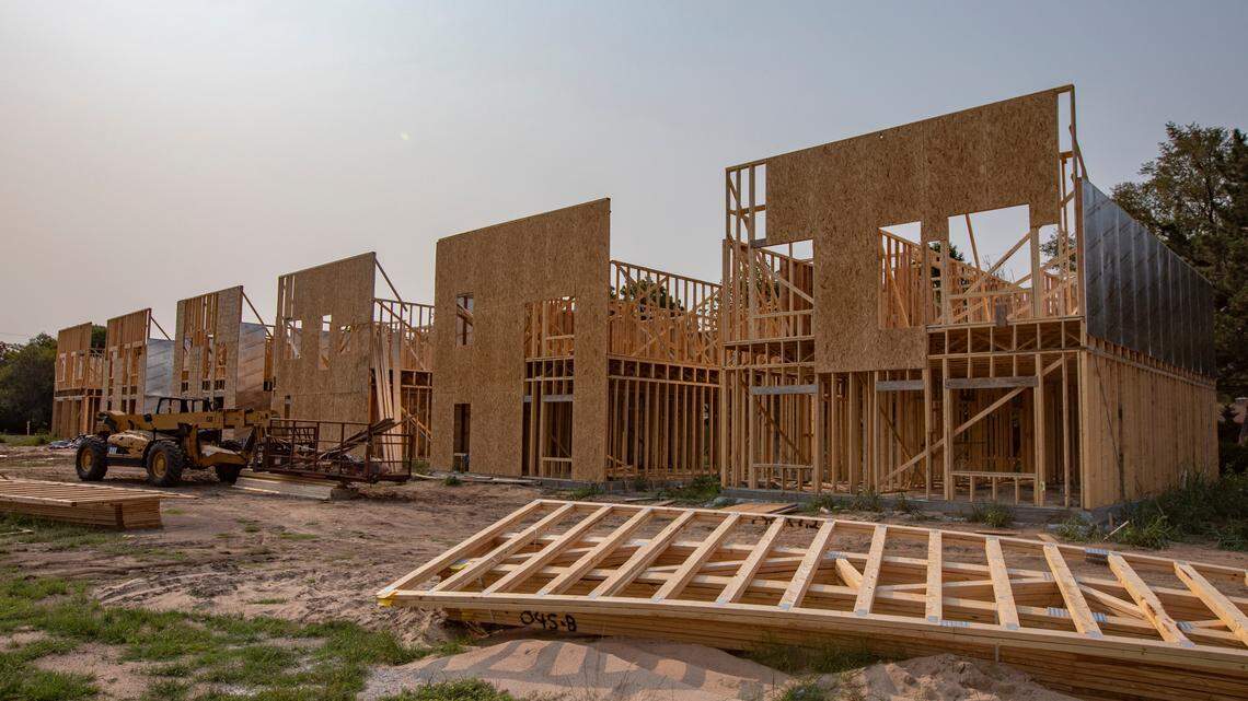 Bob Armstrong’s RJ Castle Custom Homes and his Armstrong Plumbing are building six two-story duplexes for a total of 12 rentable units at 13th and McLean.