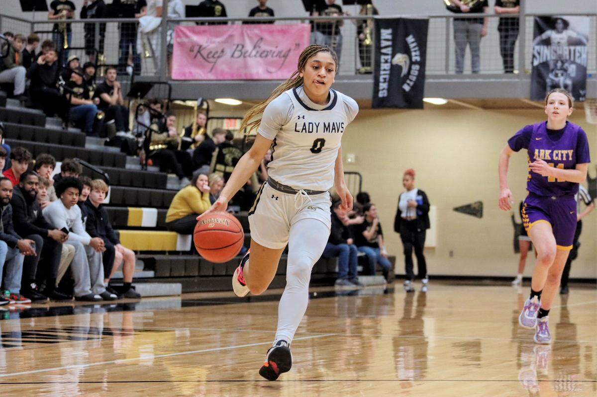 Maize South senior Ashley Singhateh helped lead the Mavericks to the Class 5A state championship game this season.