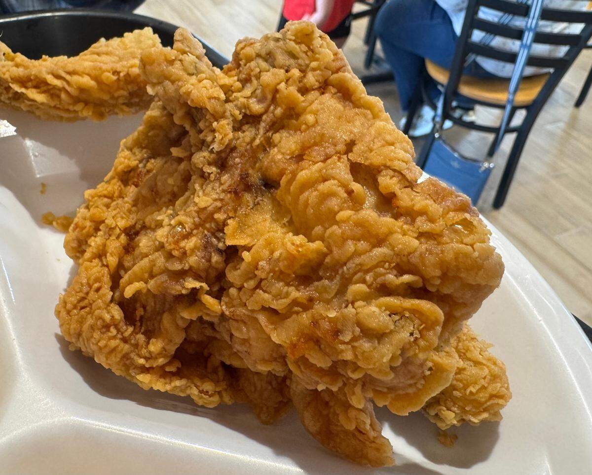 Golden Chick serves bone-in fried chicken, chicken tenders, chicken sandwiches, fried catfish, hot yeast rolls and more.