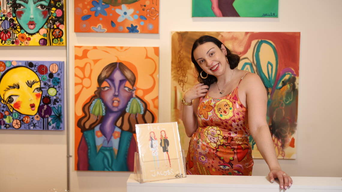 Artist moves from an appointment-only studio to a downtown storefront
